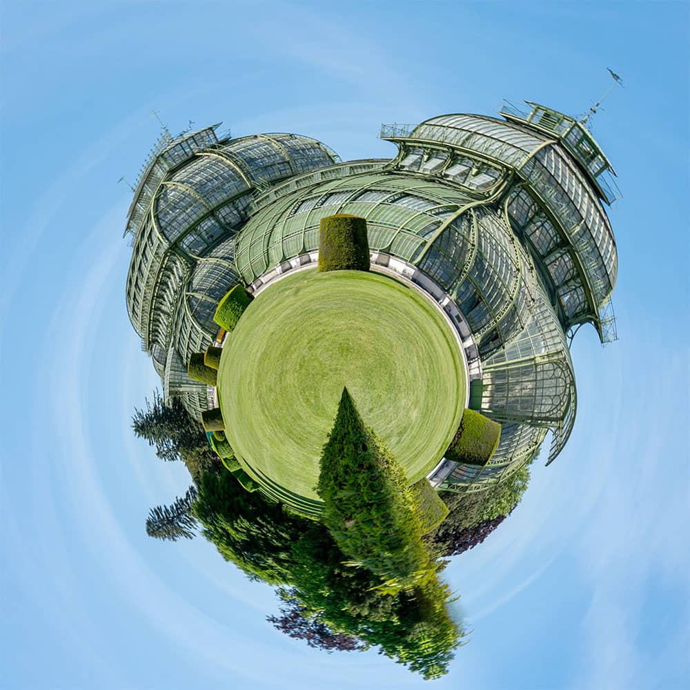 Where in the World 666 distorted city image