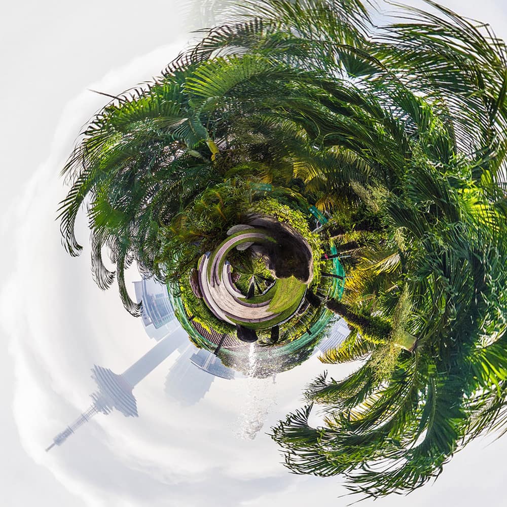 Where in the World 692 distorted city image