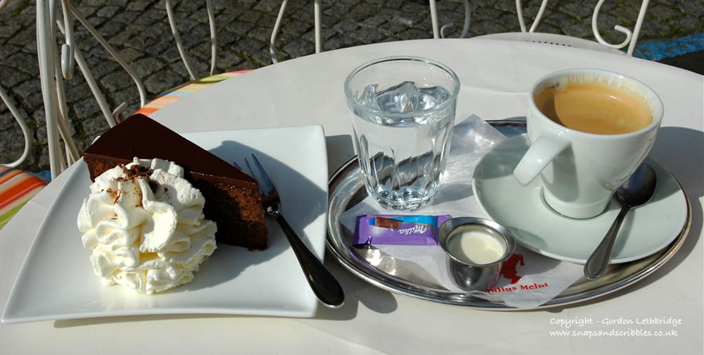 The detour to St Florian is worth it just for this - one of the best Sacher Torte in Austria