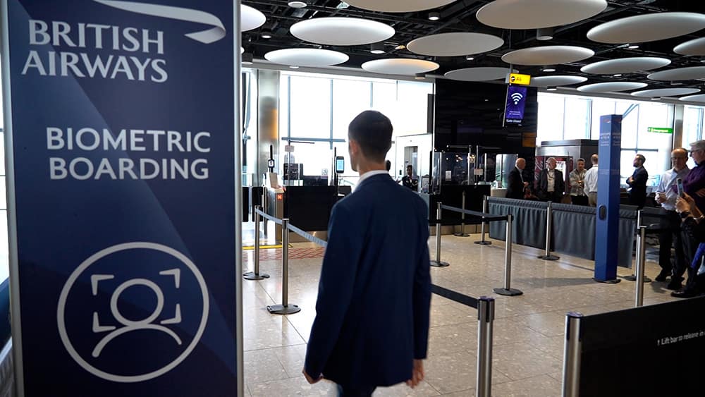 British Airways biometric check-in 001