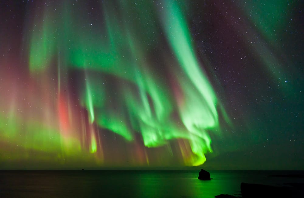 Northern Lights dancing over the Arctic Ocean © Sergey Sidorov - source: www.depositphotos.com