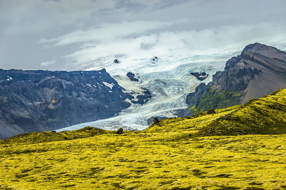 Climate Change travel Vatnajökull Glacier in Iceland is receeding