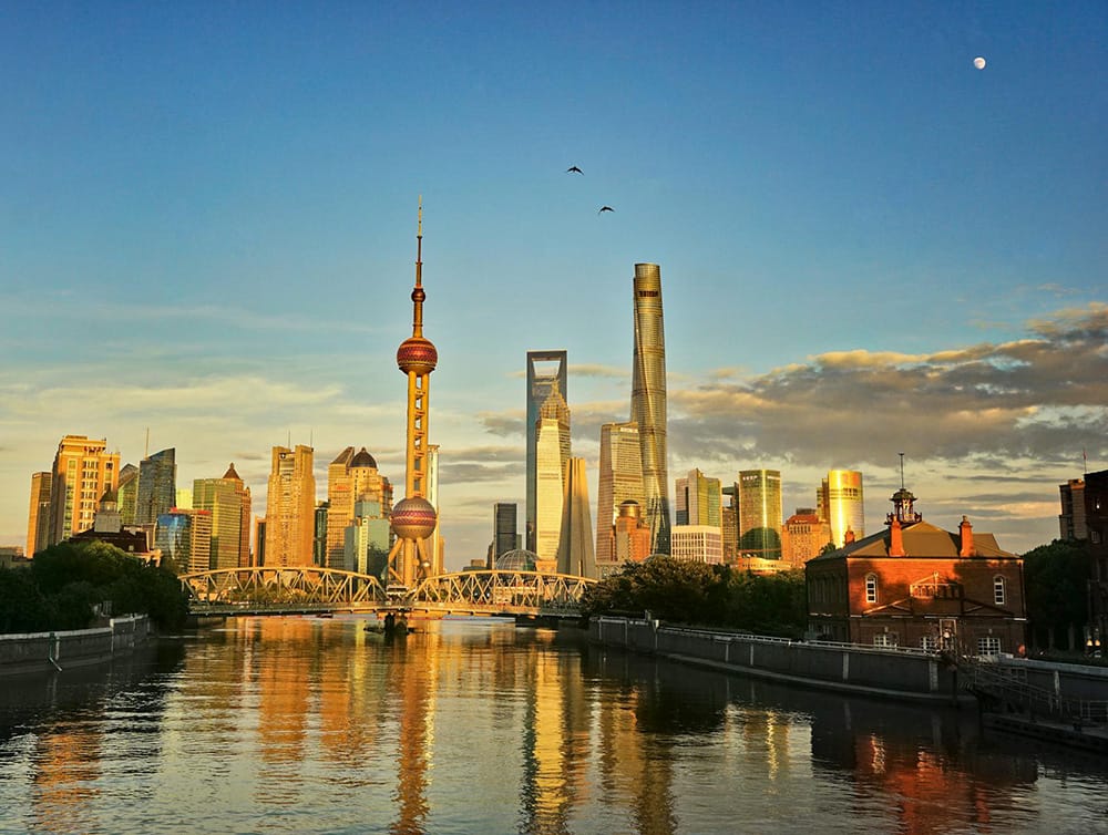 Where in the World 659 Shanghai in evening light