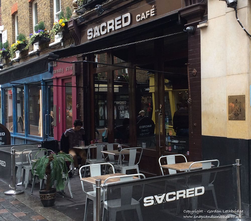 Sacred Cafe in Ganton Street - Central London's best flat white