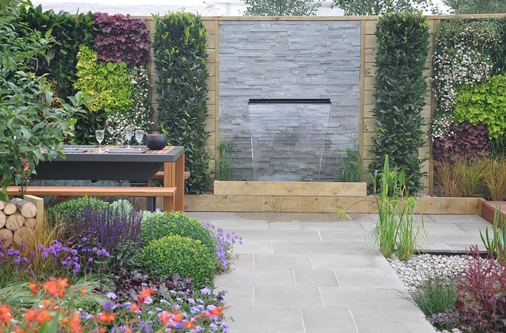 One of the show gardens at the Hampton Court Flower Show © Gordon Lethbridge
