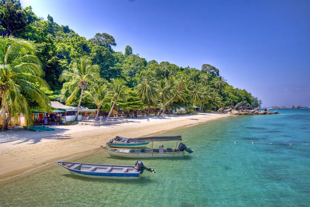 Typical beach of East Coast Malaysia