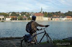 Mauthausen seen from across the Danube