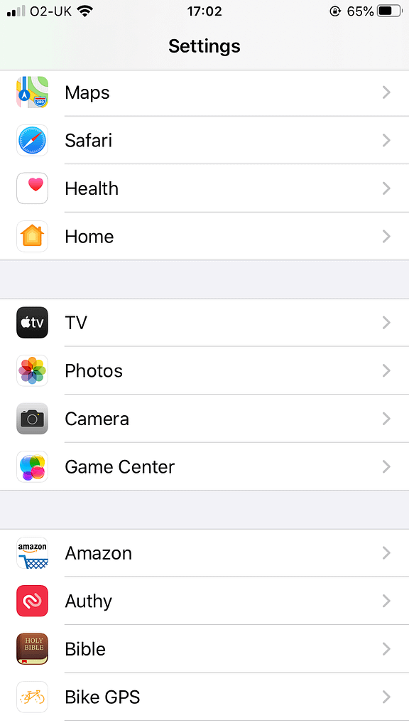 smartphone video settings