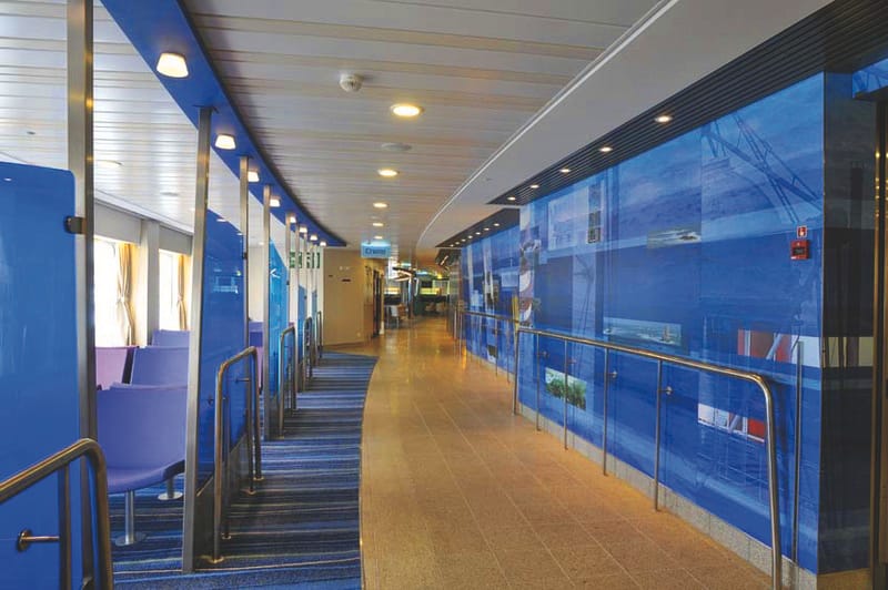 Interior of Brittany Ferries Amorique - Photo supplied by Brittany Ferries